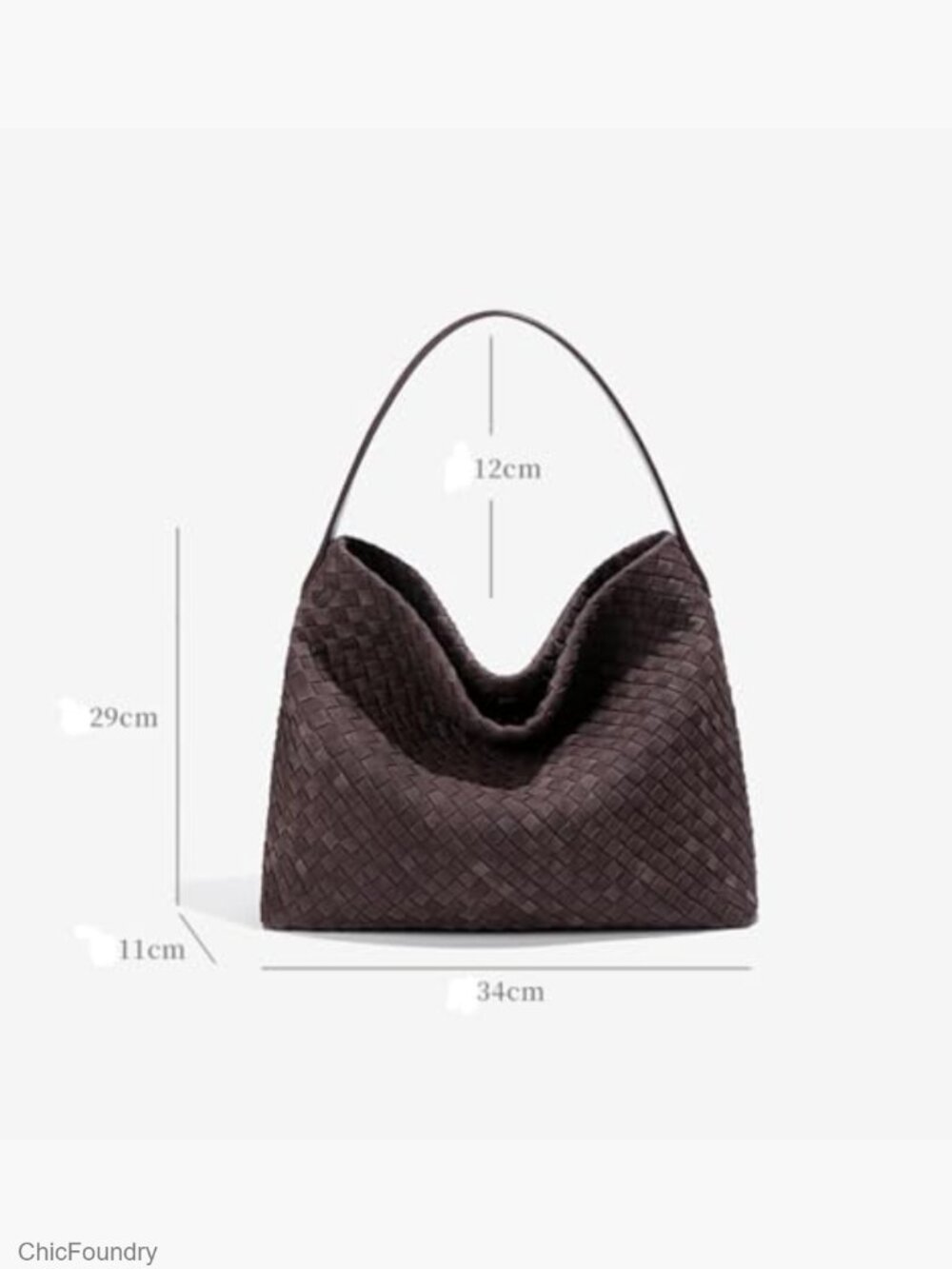Woven Tote Bag with Removable Strap - Fits Laptop - Picture 4 of 7